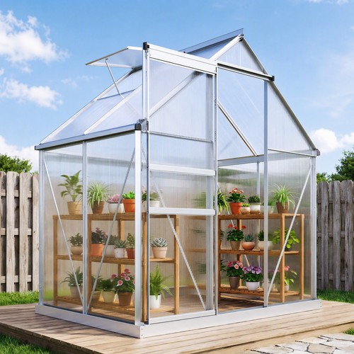 Polycarbonate walk garden - walk-in,