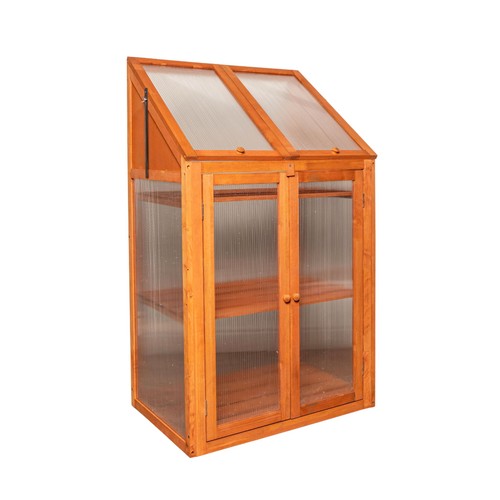 Wooden mini greenhouse - wooden, cold