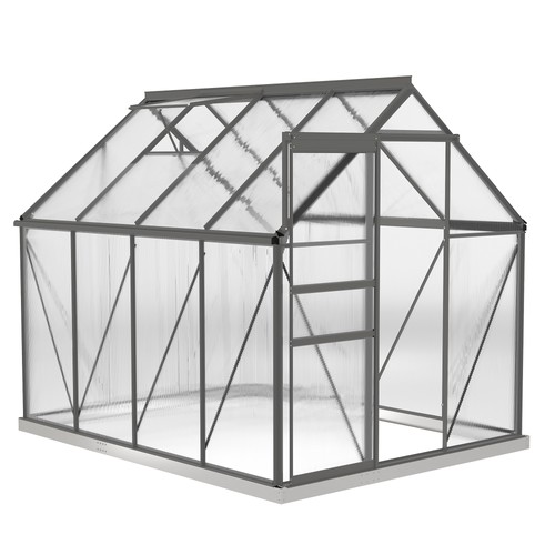 Outsunny polycarbonate walk - polycarbonate, walk-in