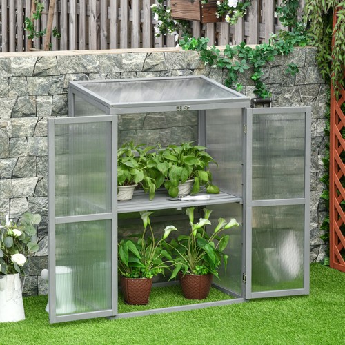Outsunny wood cold frame - outsunny,