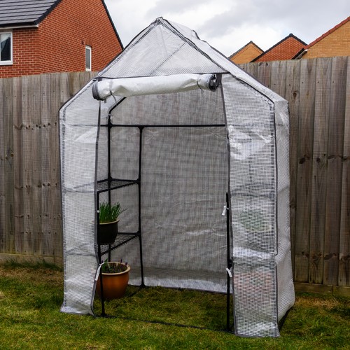 Woodside walk greenhouse - woodside, walk-in