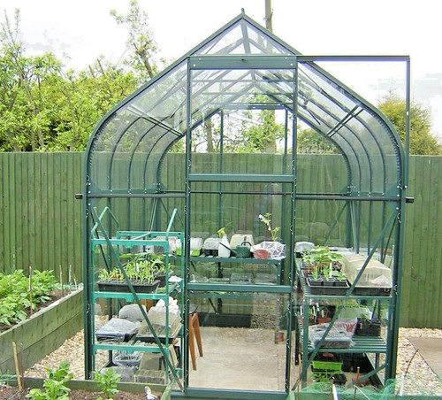 Toughened glass greenhouse - toughened,