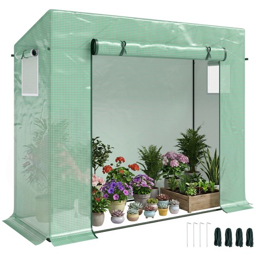 Outsunny 200x76x168cm walk - 200x76x168cm, walk-in