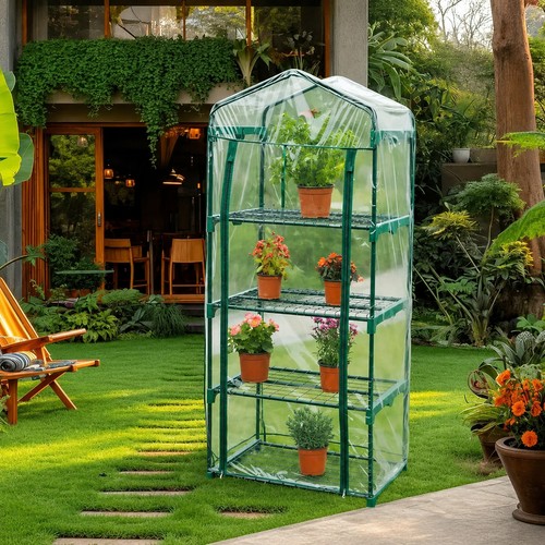 Tier mini greenhouse outdoor - 4-tier,