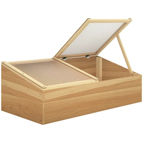 Outsunny wood cold frame - outsunny,