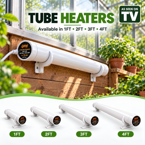 Tubular tube heater with - tubular,