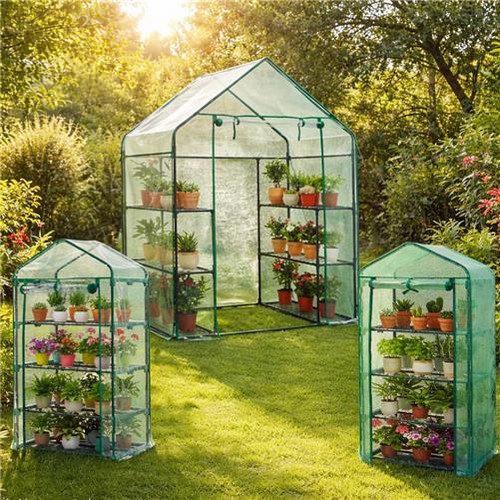 Garden greenhouse 4 tier - greenhouse, 3