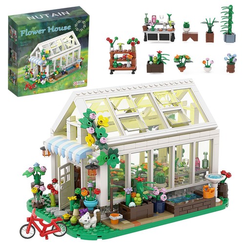 688 pcs moc garden flower - 688,