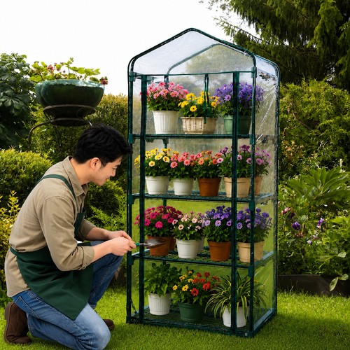 Tier mini greenhouse - 4, outdoor