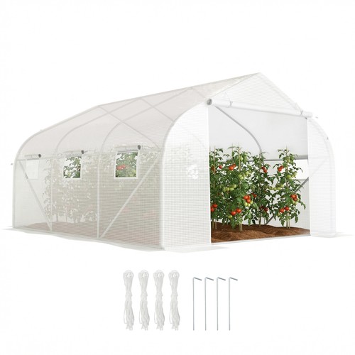 Outsunny walk polytunnel - outsunny, walk-in
