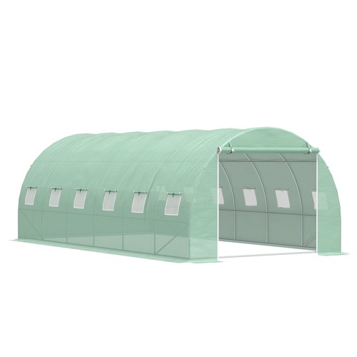 Outsunny polytunnel greenhouse - polytunnel,