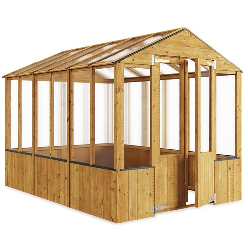 Wooden greenhouse potting - wooden,