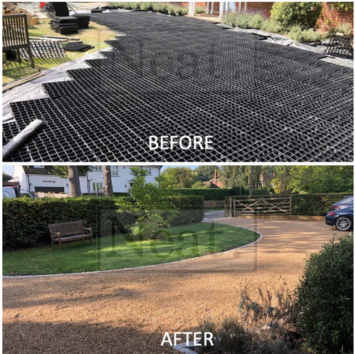 Gravel grass grid paver - grid,