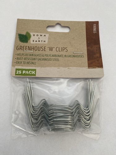 Pack greenhouse clips - 25,