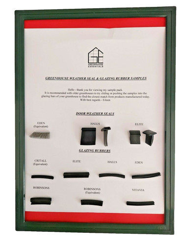 Greenhouse glazing rubber and - rubber,