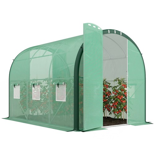 Outsunny tunnel greenhouse - outsunny,