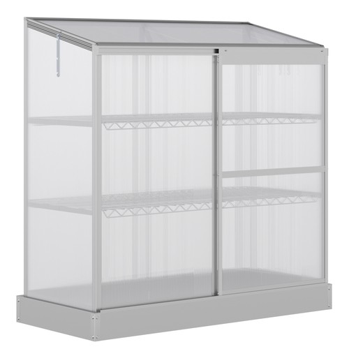 Outsunny 4x2ft tier - 4x2ft, 3-tier