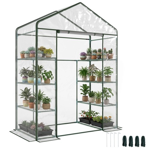 Outsunny walk greenhouse - walk, in