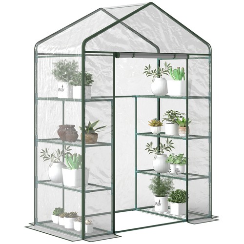Outsunny walk greenhouse - in,