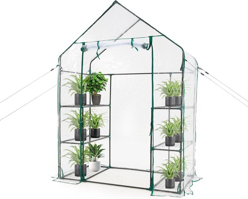 Walk garden greenhouse pvc - walk-in,