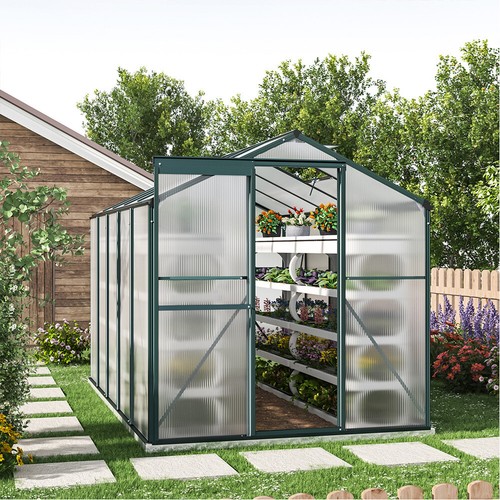 Greenhouse 4x6 6x6 8x6 10x6ft - greenhouse, 4x6/6x6/8x6/10x6ft