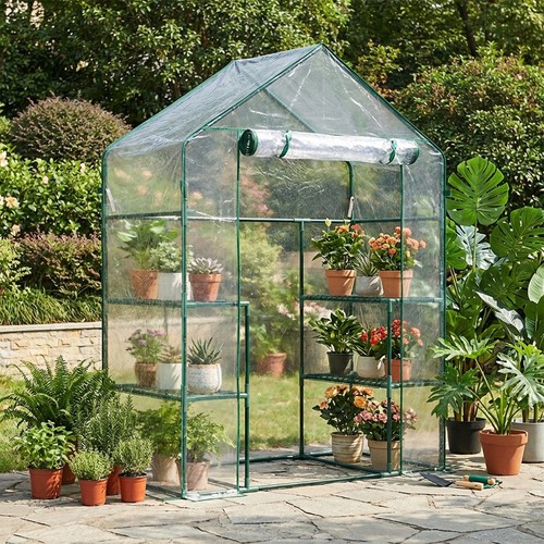 Walk garden greenhouse - walk-in, pvc