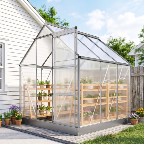 6ft walk in greenhouse - walk-in,